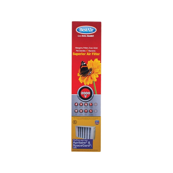 Rps BestAir 27. Wx16. Hx6. D 11 MERV Pleated Air Filter 1 pk A401-SG4-11R - main
